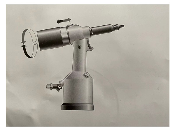 鉚螺母槍如何調節行程？